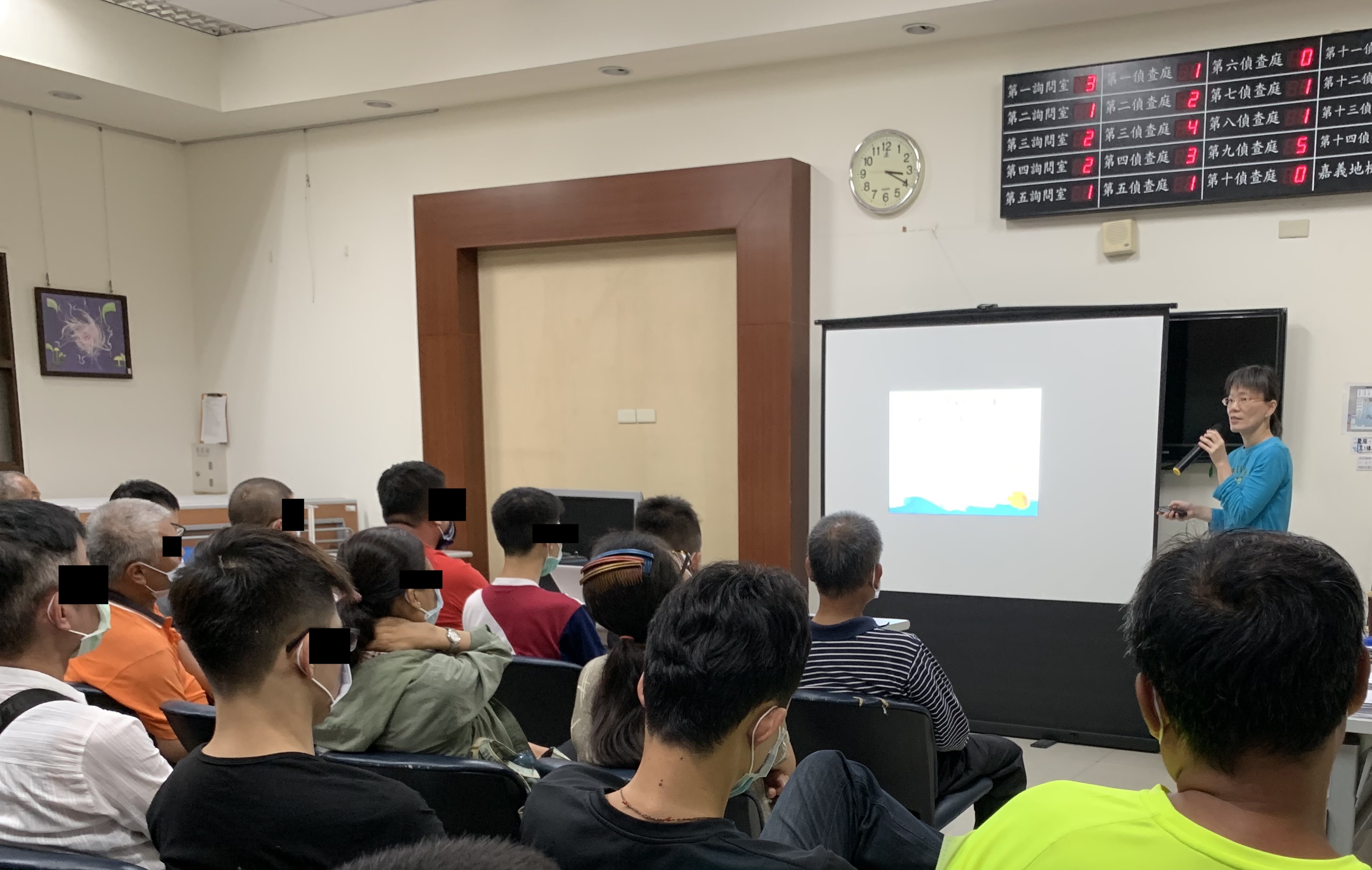 1090522課程上半堂，葉檢察官為學員講授酒駕之嚴重性，並說明相關刑責。