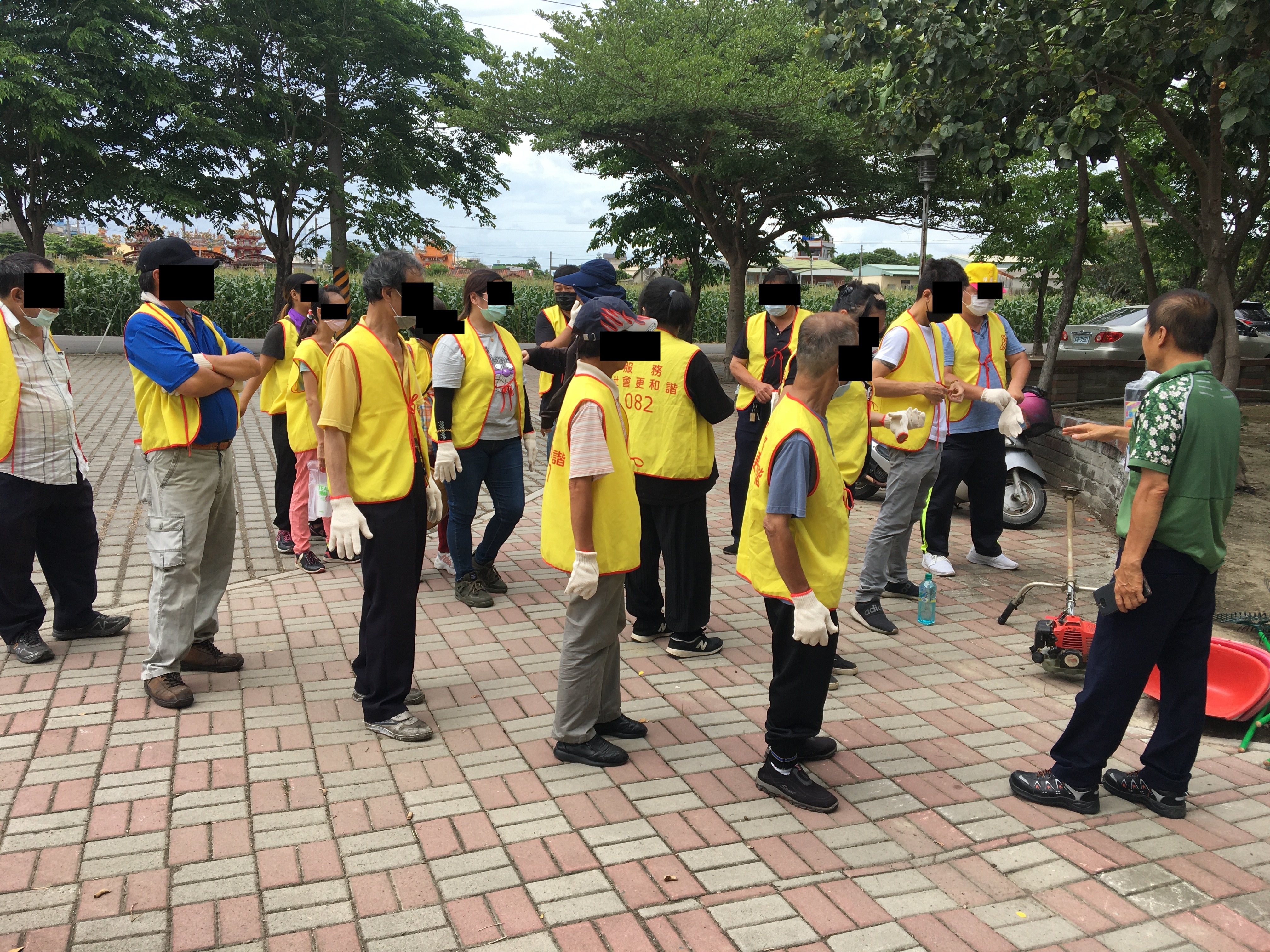 07清潔隊陳隊長於執行勞務前向勞動人做勤前教育