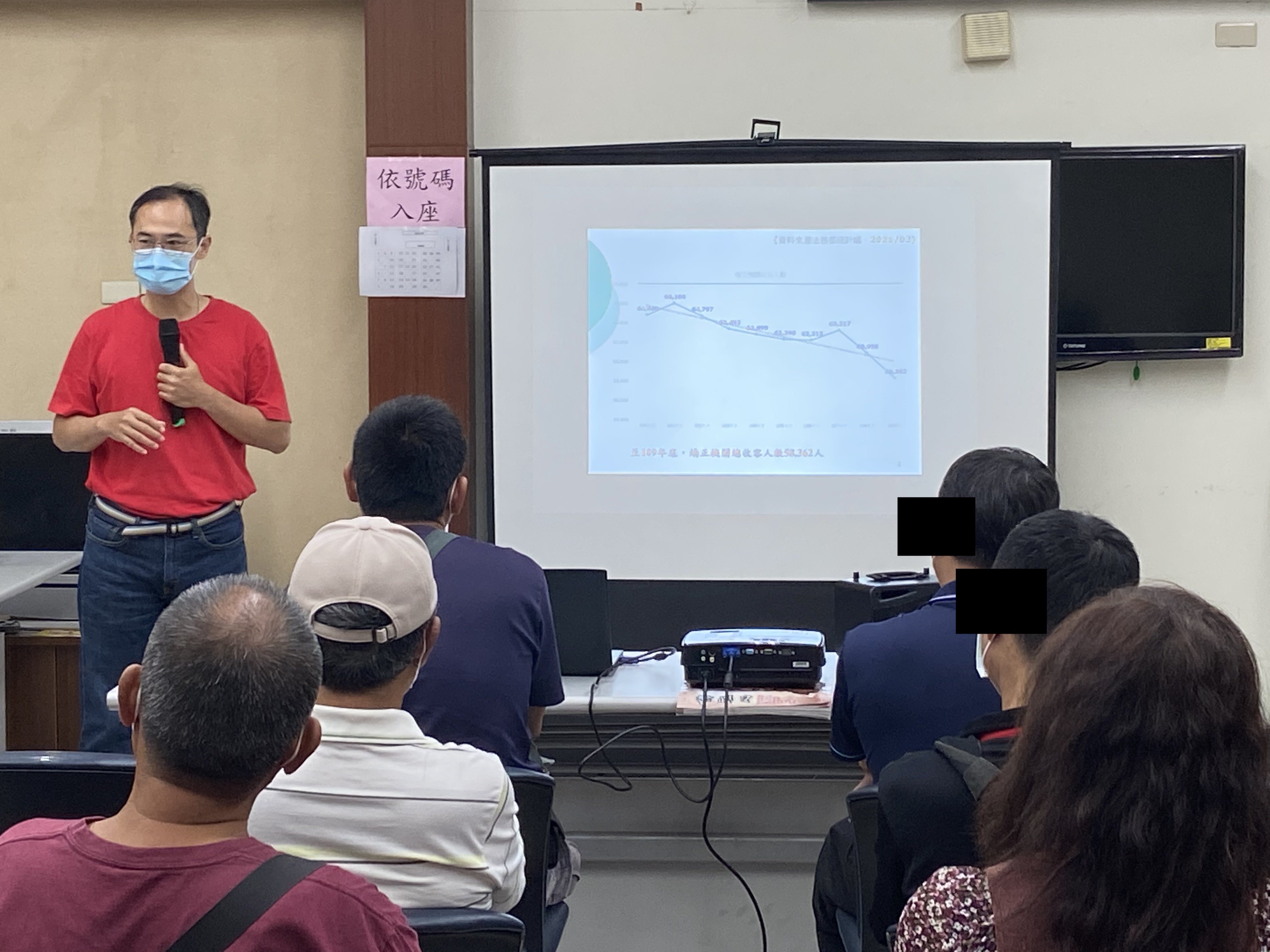 1100414-2.盧觀護人講述酒駕危害面面觀,介紹歷年酒駕者入監統計。