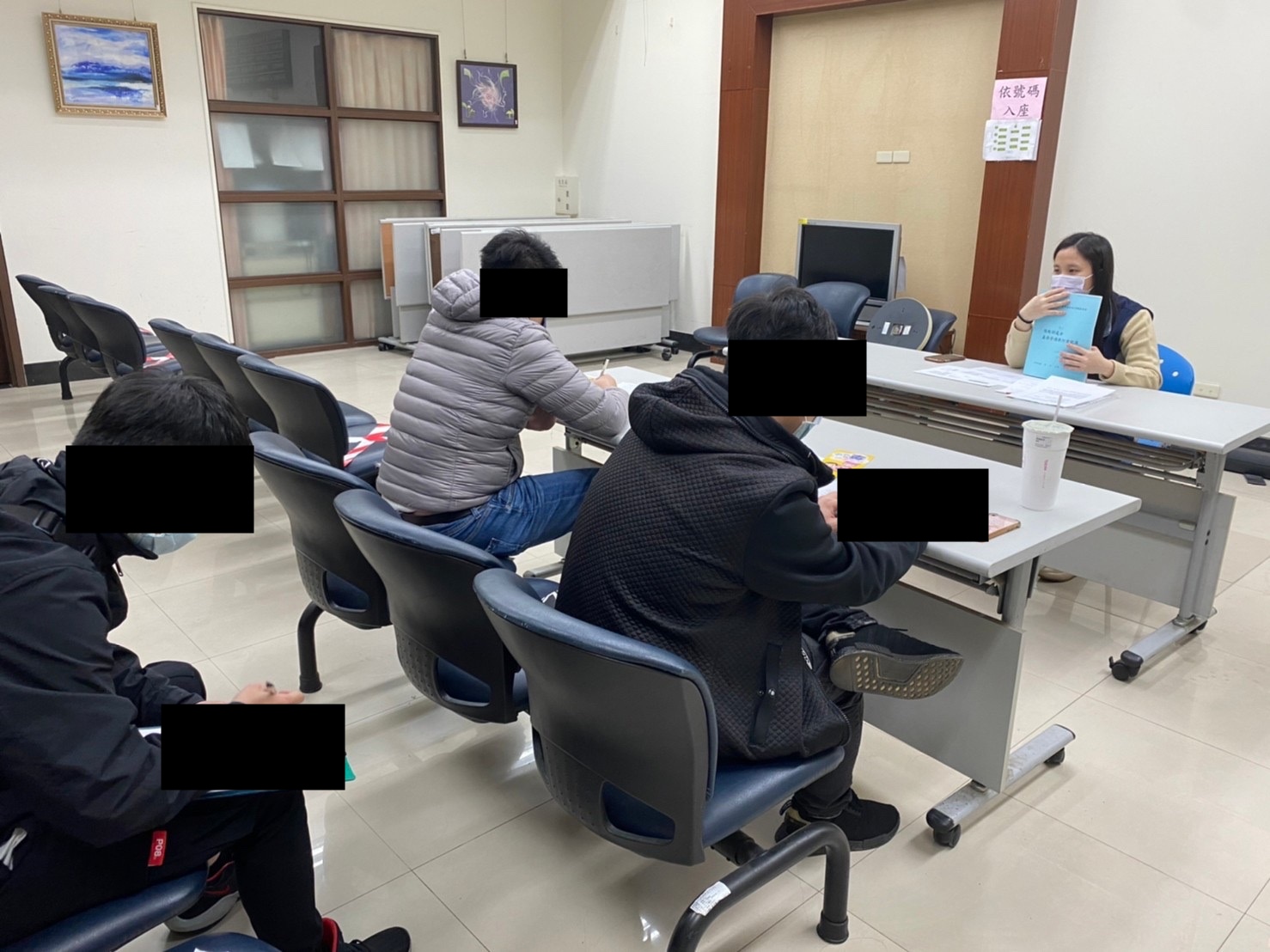 5.觀護佐理員詳細說明執行義務勞務之應行注意事項,請學員務必遵行。