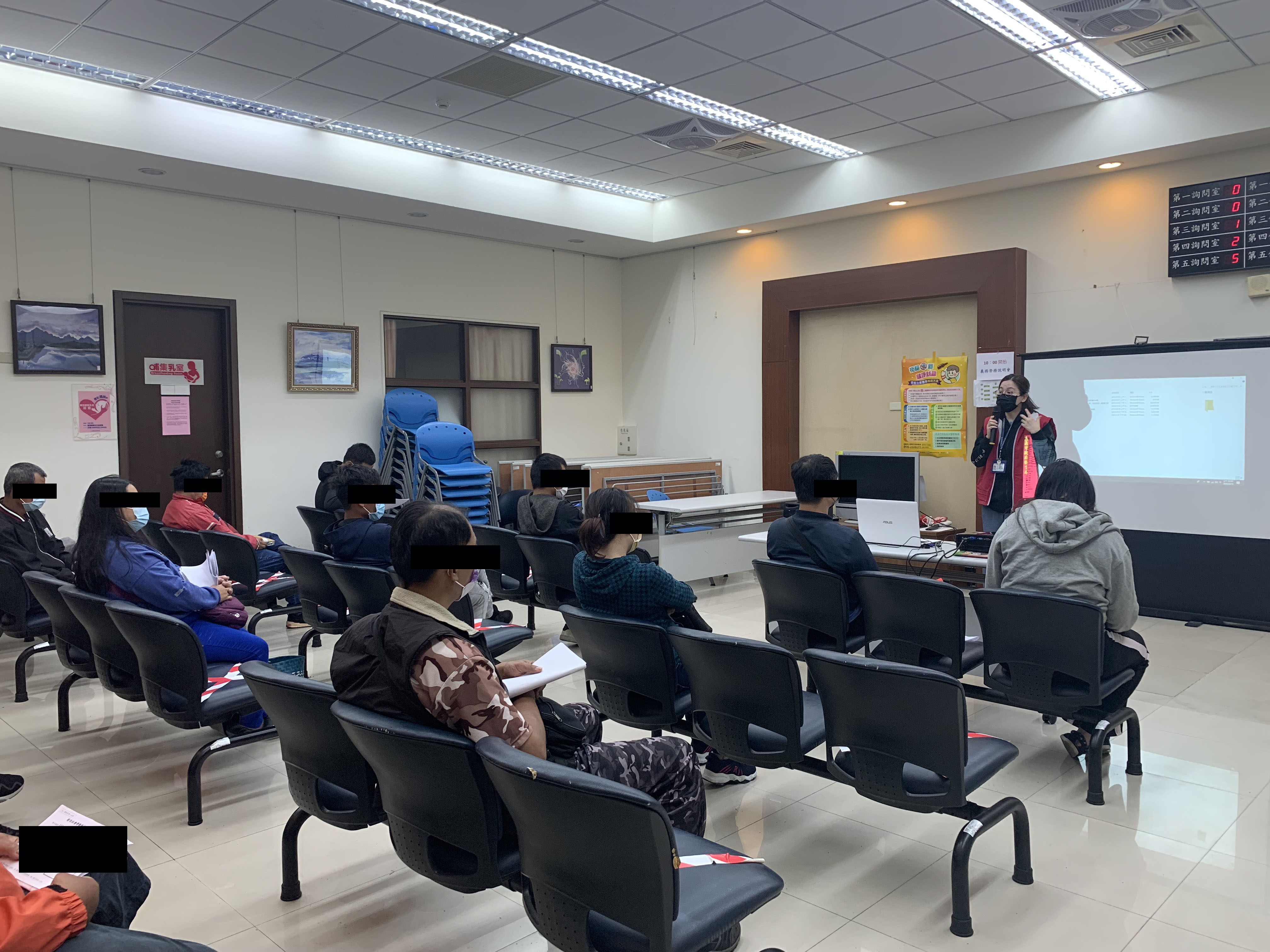 02.嘉義市政府衛生局派員來署進行酒癮戒治宣導。