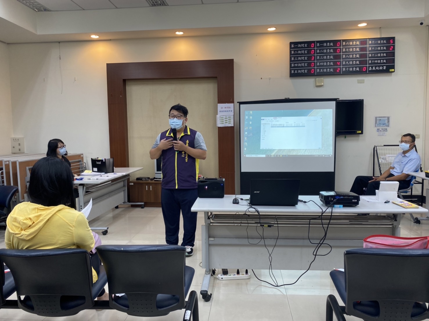 1110727-6.嘉義市毒品危害防制中心來署進行宣導，建立學員正確之用藥觀念。