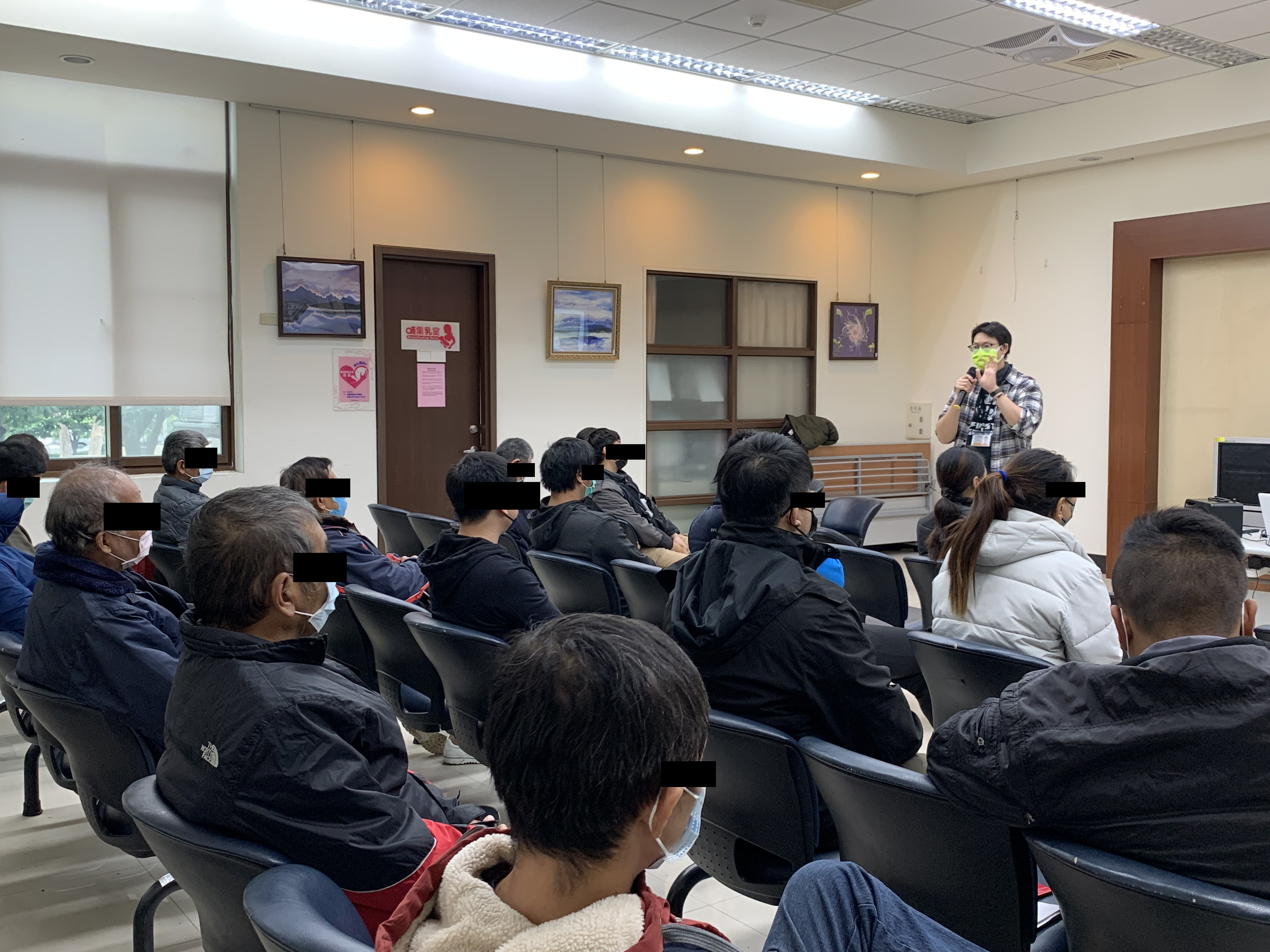 4.本月邀請吳宗儒心理師為個案講授生命教育課程。