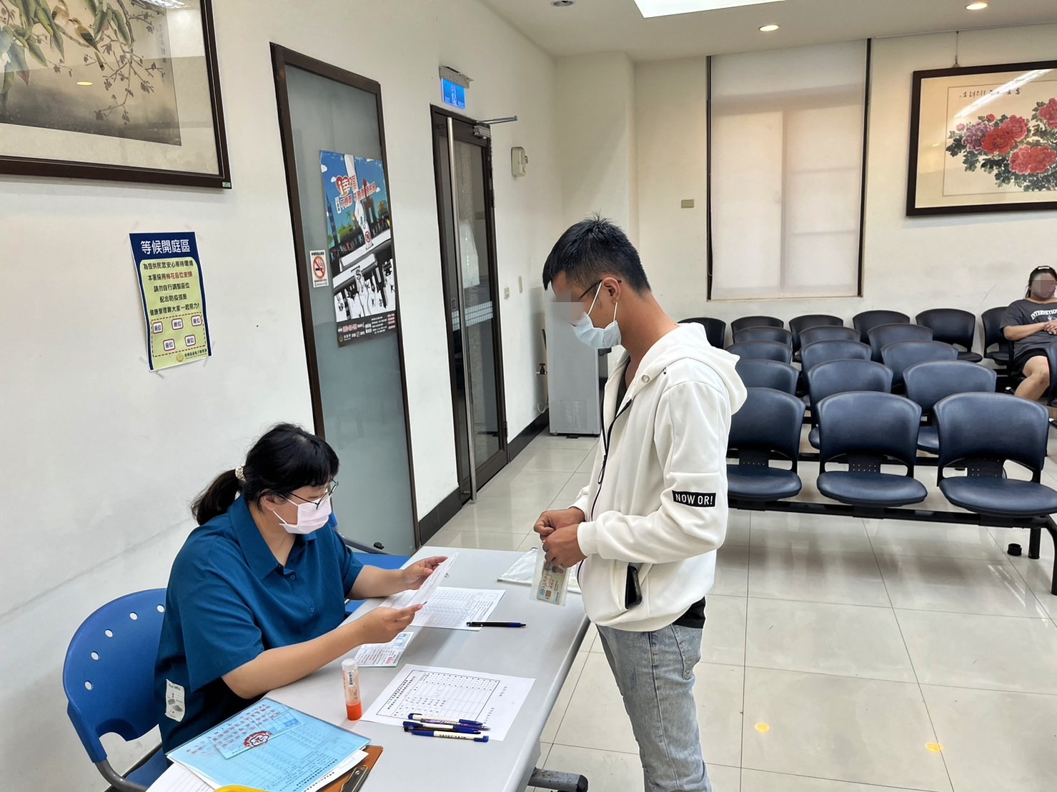 112.7.12-1.觀護佐理員受理報到個案。