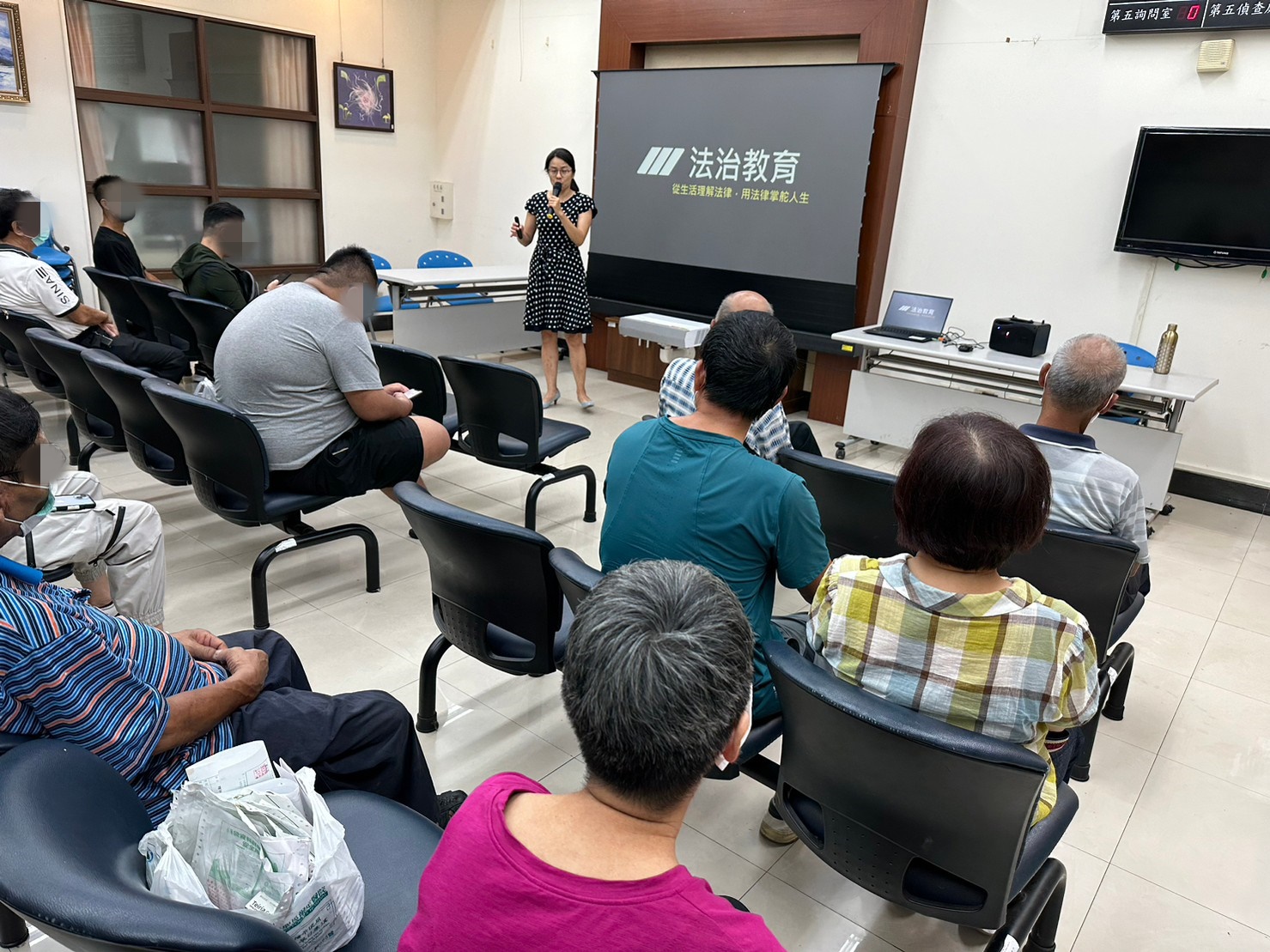 1120920-7.本署呂檢察官講授如何從生活中理解法律及如何以法律來掌舵人生