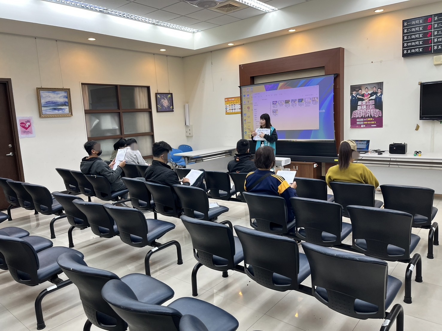 2.嘉義市毒防中心宣導毒品防制議題