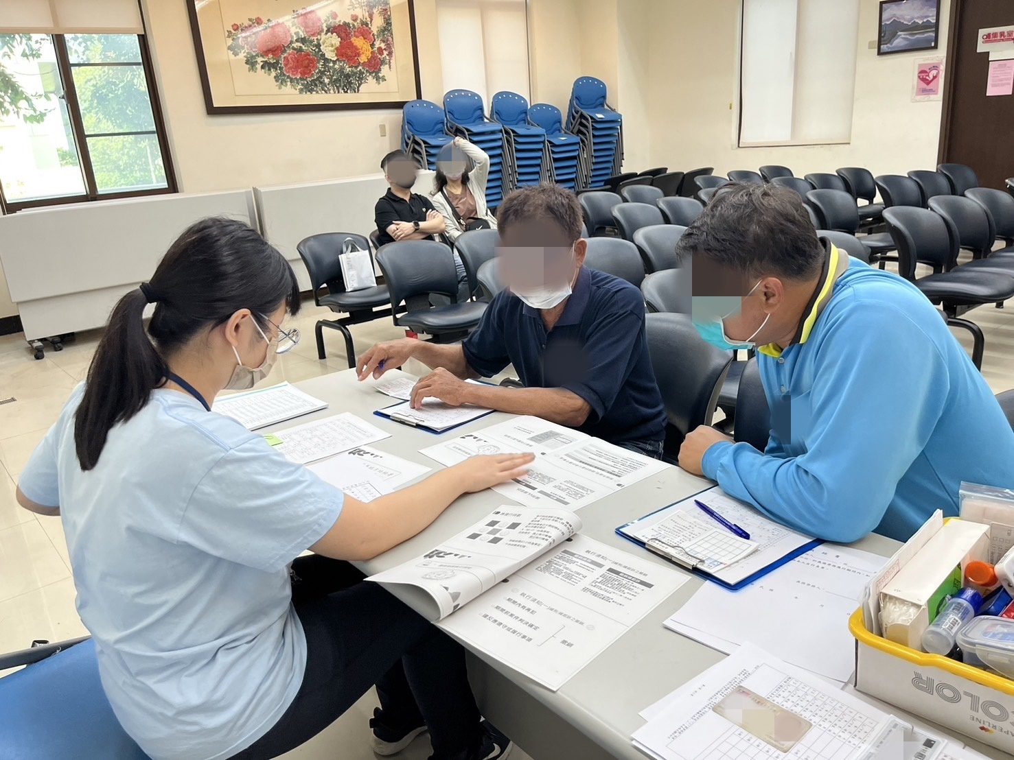 4.全人助理員說明義務勞務注意事項。