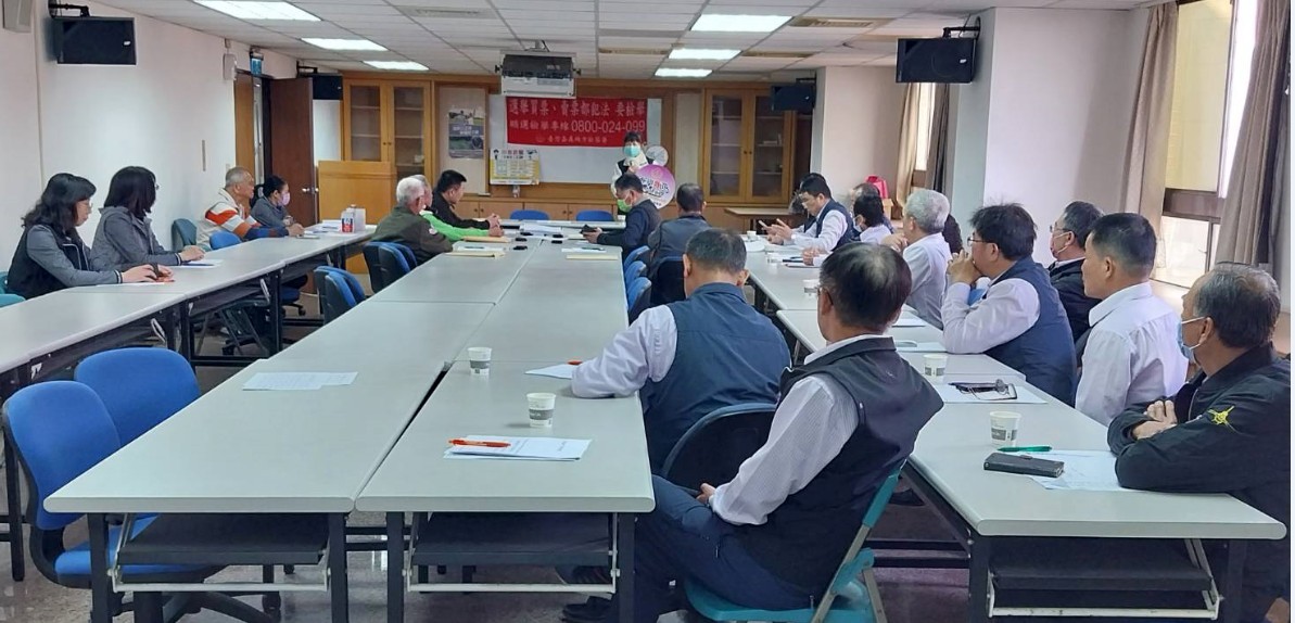 蔡觀護人表示，法務部向來致力於淨化各項選舉的風氣，所以本次採用之反賄選影片及海報標語「選票公正投 幸福長久留」