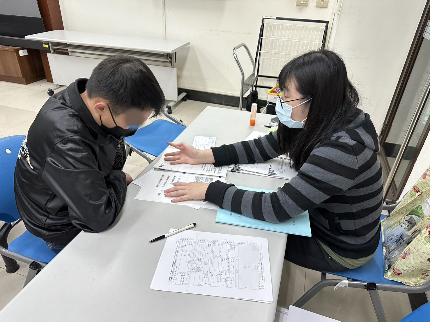4.全人計畫員說明有關送達地址重要性。