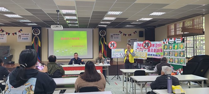 本署為提升居民反詐意識，結合社區治安會議辦理反詐騙宣導