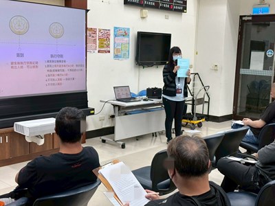 2.全人計畫員說明機構簽到事宜。