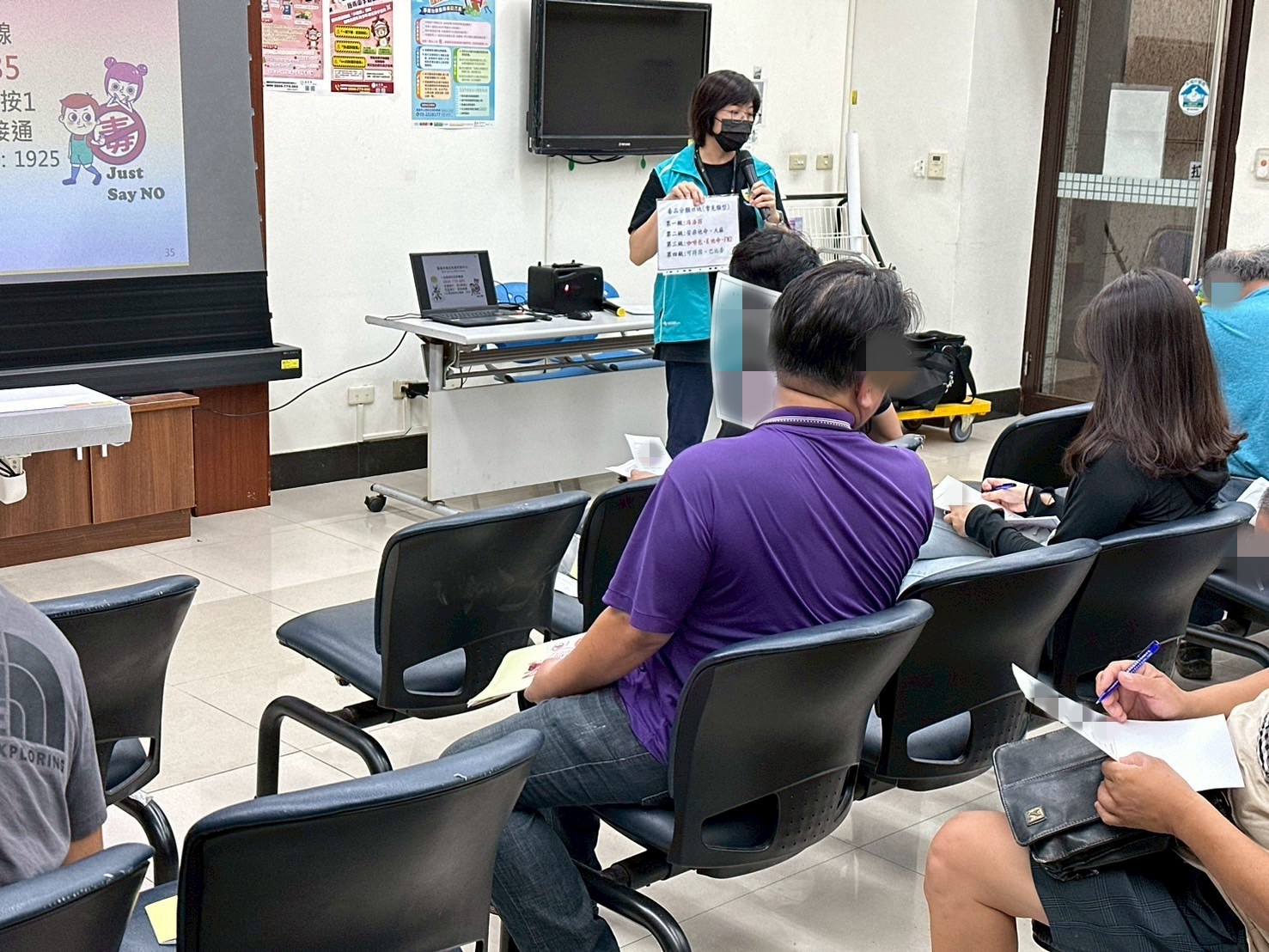 1140521-6.嘉義市毒品危害防制中心來署進行宣導，建立學員正確之用藥觀念