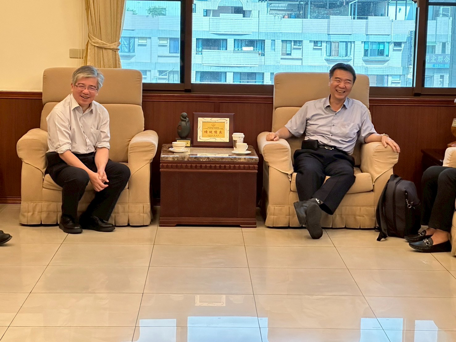 本署蔡宗熙檢察長親自接待洪信旭司長