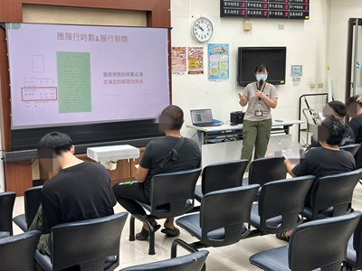 2.全人計畫員介紹義務勞務執行手冊內容，並說明執行期間應注意事項